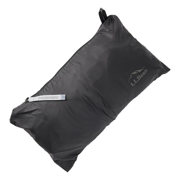 L.L. Bean Black Women's PrimaLoft Packaway Hooded Jacket - Picture 2 of 9